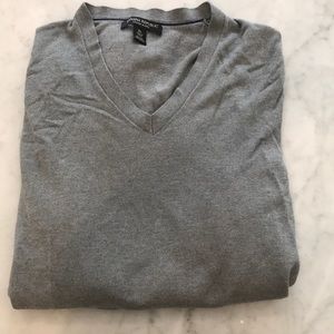 Banana Republic gray sweater XL luxury blend